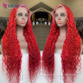 Wholesale Red Lace Front Virgin Hair Brazilian Wigs